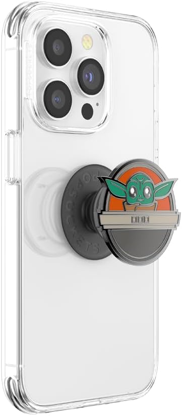 PopSockets Adhesive Phone Grip, Holder- Grogu Pod | Secure Comfortable Hold, Anti-Drop, Kickstand, Star Wars, Grogu, Electronic Accessories, For iPad/Kindle/iPhone/Android