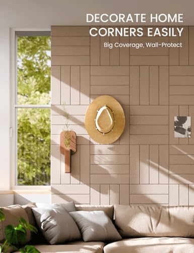 Fluxynara Felt Bulletin Board & Cork Board Alternative, Taupe