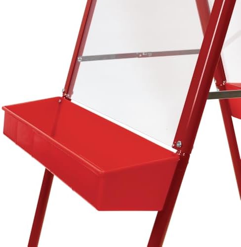 Colorations - 2WAPE 2-Way Indoor/Outdoor Adjustable Acrylic Panel Easel for Kids (23"L x 29-1/2"W x 45"H) | Indoor/Outdoor Kids' Easel, 23" L x 29.5" D x 45" H, Classroom Essentials