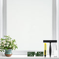 GTJ White Frosted Window Privacy Film, Static Cling No Glue, 34.7 x 78.7 in
