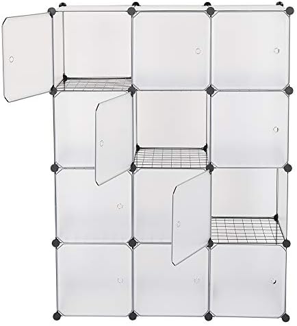 12-Cube Storage Shelf, White