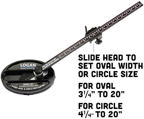 Authentic Logan 201 Oval & Circle Mat Cutter for Picture Framing