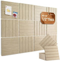 48" x 36" Large Felt Bulletin Board 1/2" Thick, Tan