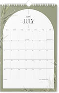 Karto Wall Calendar 2026-2027 11x17 in - Boho Greenery