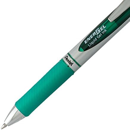 Pentel EnerGel RTX Retractable Liquid Gel Pen, (0.7mm) Medium Line, Metal Tip, Assorted Ink, 10-Pk (BL77BP10M)