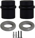 Design House Cylindrical Doorstop, Matte Black