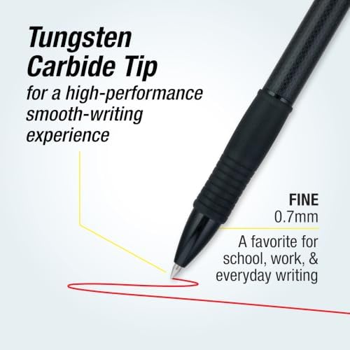 PILOT G2 Edge Red Pens, 12ct box, Fine Point 0.7 mm