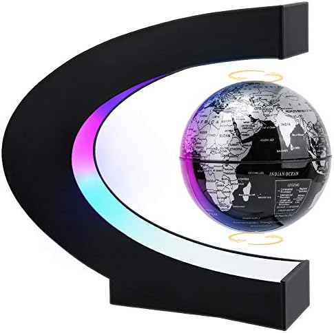 Magnetic Levitating Globe with LED Light | Cool Tech Gift for Men Father