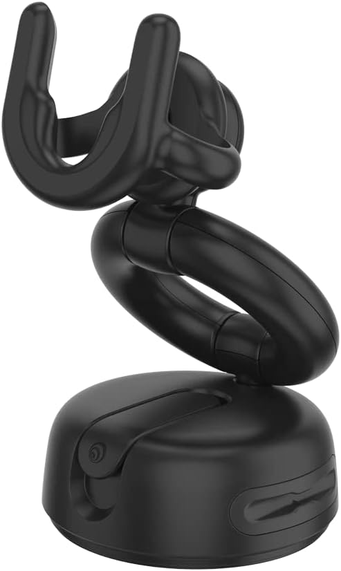 PopSockets Car Phone Mount, Vent Mount, Black - Black | Air Vent Clip, Compatible with PopSockets, Hands-Free, Black, Electronic Accessories, For iPad/Kindle/iPhone/Android