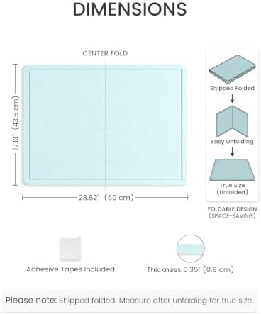 Fluxynara 23.6" x 17.1" Bulletin Board, Aqua Blue