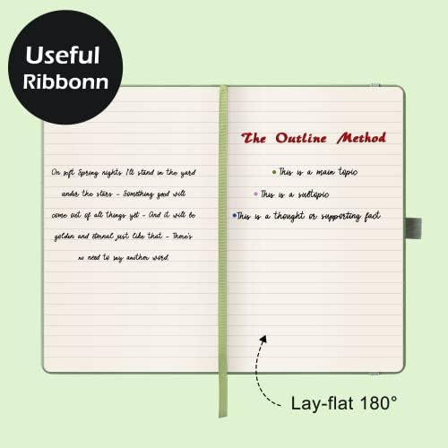 Ruled Notebook/Journal - Classic Lined Journal/Notebook, 5.3'' x 8.26''