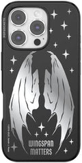 PopSockets iPhone 16 Pro Phone Case with MagSafe- Wingspan | Magnetic, Wireless Charging, Camera & Drop Protection, Bookish, Acotar, Throne, Glass, Sarah