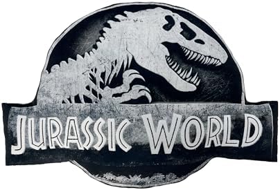 Northwest Jurassic World Stone Logo Cloud Pillow 12" – Plush Dinosaur Stuffed Toy for Kids & Adults, Soft Bedroom Decor, Gift for Boys & Girls