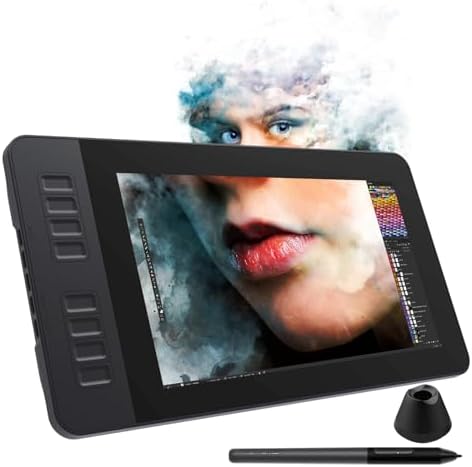 GAOMON PD1161 11.6" Drawing Tablet with Screen, Tilt & 8 Keys, Portable