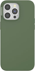 PopSockets iPhone 15 Pro Max Phone Case with MagSafe, Wireless Charging Compatible, Green - Olive