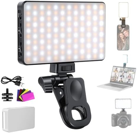 NEEWER Basics LED Selfie Phone Light for iPhone Camera Laptop, BL120B