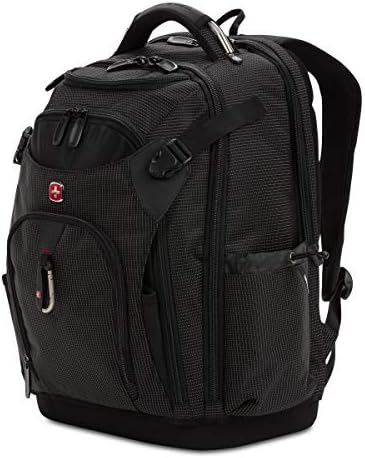 SwissGear Tool Bag Backpack, Fits Up to 17-Inch Laptop, Work Pack PRO, Black