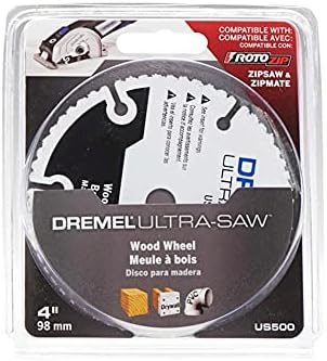 Dremel US500-01 Ultra-Saw 4-Inch Carbide Wood Cutting Wheel, White