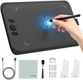 Ugee Drawing Tablet Pad,Digital Graphics Tablets M808 10x6 Inch, 8192, 8 Shortcut Keys, Digital Art for Paint, Sketch,Design, Teaching&Study for PC/Mac/Computer/Chrome Os/Android, Student,Kids Gift