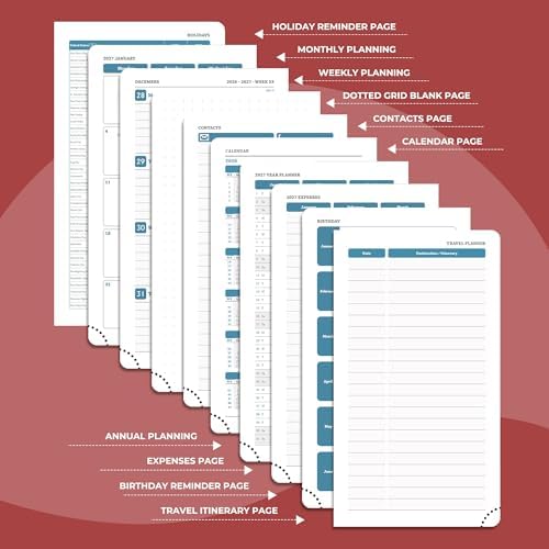 Planner 2026-2027 Daily Daily Weekly and Monthly,6.5"x3.75"
