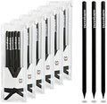 TAE-S Taekwondo Gift Pencils HB with Eraser & PVC Case, Black (30 Count)