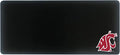 Washington State University Classic Cloth Desk Mat, Durable Office Supplies, Non-Slip Base, Responsive Desk Pad with Smooth Cloth Surface, Black