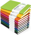 Dynta Hardcover Journal Notebooks A5 Lined 10 Journals Bulk for Writing
