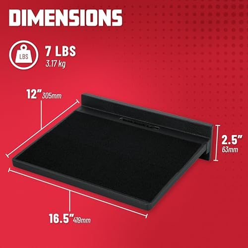 Gator Cases Wood Pedal Board with Nylon Carry Bag with External Pocket | 18 x 12" (GPT-BLACK)