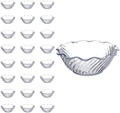 Carlisle FoodService Products 453307 Plastic Dessert Bowls, 13 oz, Clear (Pack of 24)