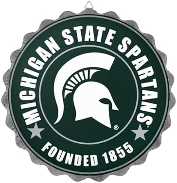 foco NCAA Team Logo Metal Bottle Cap Hanging Wall Sign