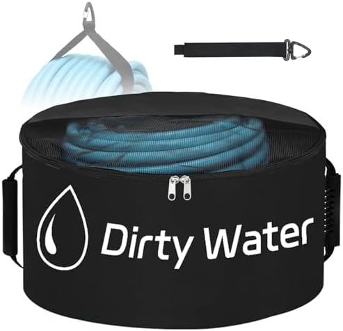 Nilight 1 Pack RV Sewer Hose Storage Bag Waterproof with Visible Cover