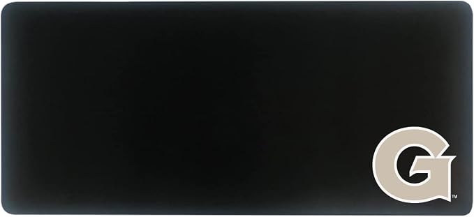 Georgetown University Classic Cloth Desk Mat, Durable Office Supplies, Non-Slip Base, Responsive Desk Pad with Smooth Cloth Surface, Black