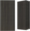 TO-TH Acoustic Panels Wood Look Noise Dampening Panel 4 Pack, Rustic Walnut