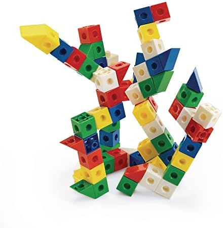 Excellerations Linking Cubes and Triangles - 360 Pieces, Ages 3+, PreK+