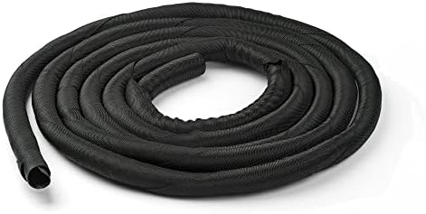 StarTech 15' (4.6m) Cable Management Sleeve, Black, Trimmable (WKSTNCM2)