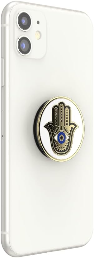 PopSockets Adhesive Phone Grip, Holder- Hamsa Hand | Secure Comfortable Hold, Anti-Drop, Kickstand, Enamel, Designs, Electronic Accessories, For iPad/Kindle/iPhone/Android