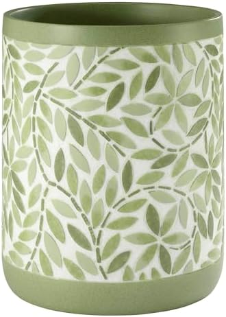 Avanti Linens Accessories Bathroom Essentials, Wastebasket, Green