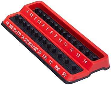 CRAFTSMAN Socket Peg Holder, Tool Tray Storage Organizer, 1/4 Inch Drive (CMMT99414)