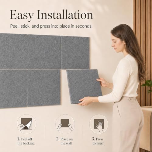Felt Bulletin Board Tiles, Cork Board Alternative, 48 x 36 in