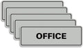 Signs ByLITA Standard Office Sign - Professional Business Signage - Easy to Install (Lt Gray) - Medium 5 Pack