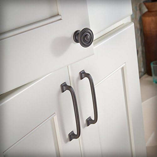 Franklin Brass (10-Pack) – Satin Nickel Cabinet Handles, 4 Inch Hole Center, Pulls for Drawers, Kitchen Cabinet Door, Dressers | Lombard
