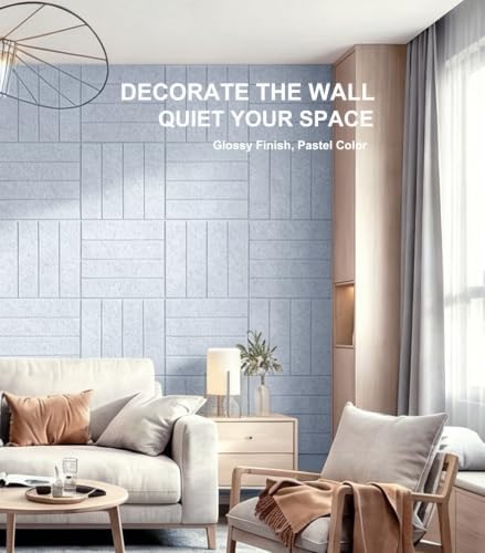 0.47" Thick Felt Wall Tiles 36"x24" Cork Board Alternative 6 Pack 11.81"x11.81"Felt Bulletin Board Pin Board with Removable Adhesive Tape&30 Pushpins for Home Office School(Bold-Silver Grey)