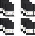 ViVin 12 Pack A5 Hardcover Lined Notebook,192 pg College Ruled 5.5x8.3