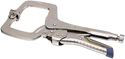 IRWIN VISE-GRIP Welding Pliers, Fast Release, C-Clamp with Swivel Pads, 11-Inch (IRHT82586)