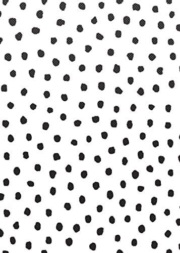 Teacher Created Resources Black Painted Dots on White Better Than Paper® Bulletin Board Roll (TCR77460)