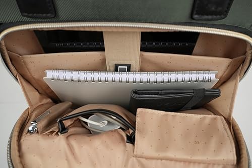 Kenneth Cole REACTION Chelsea Chevron Quilted Luggage, Olive, Underseater, 17-Inch Carry On