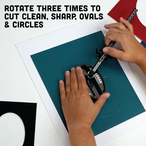 Authentic Logan 201 Oval & Circle Mat Cutter for Picture Framing