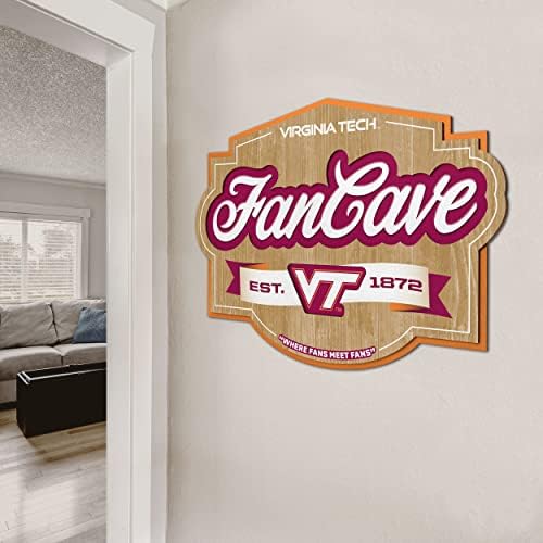 YouTheFan NCAA Officially-licensed FanCave 3D wall art - ready-to-hang, 3D multi-layered construction - floating wall mount design - Perfect fan gift