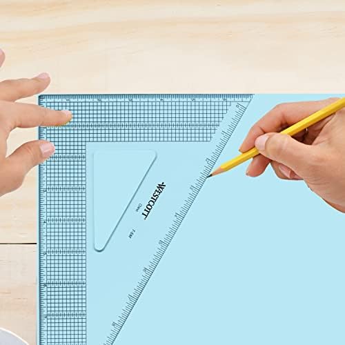 Westcott Grid Triangle, 12", 30/60 Degree, Transparent (T-5M)