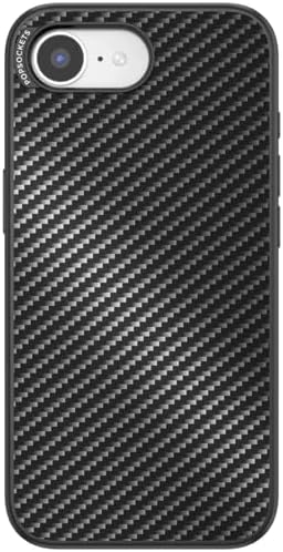 PopSockets iPhone 16/17E Phone Case with MagSafe- Carbon Lattice | Magnetic, Wireless Charging, Camera & Drop Protection, Black, Electronic Accessories, For iPad/Kindle/iPhone/Android